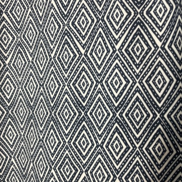 H&M White Black Patterned Coat Size 2 Fall Autumn Spring - Picture 7 of 11